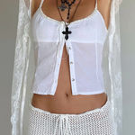 frankie's bikinis Evangelina Button Up Tank Photo 0