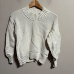 Everlane The Texture Cotton Cable Sweater in Bone - Size XS Photo 2