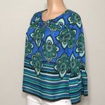 Kaari Blue New. Kari Blue blouse. NWOT Photo 3