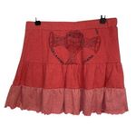 MELINDA ZOLLER Vintage 2002 NCAA Final Four‎ Indiana & Oklahoma Mini Skirt EUC L Pink Size L Photo 1