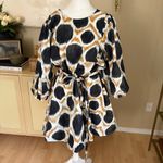 Maeve  Anthropologie‎ Destin Printed Mini Dress Size XL Waist Tie Photo 4
