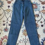 Bill Blass Vintage  Stretch Medium Wash High Rise Mom Denim Jeans 4P Photo 3