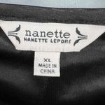 Nanette Lepore  Black Sequin Fringe Sparkle Pants Womens Extra Large Photo 5