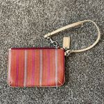 Coach Striped Wristlet Photo 3