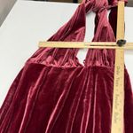 Revelry Dress Womens Medium Maroon Velvet‎ Micah Convertible Bridesmaids Maxi Red Photo 10
