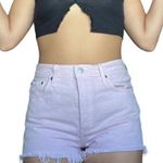 Levi's High-Waisted Cutoff Shorts Pink Photo 0