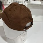 Justin Boots Chocolate Brown Embroidered Cap EUC Photo 2