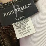 Vintage gold glitter and black lurex jumpsuit Black Size 8 Photo 5