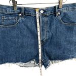 Everlane Cheeky Jean Shorts Women 32 Blue Cut Off Denim Button Fly High Rise Photo 9