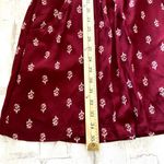 Garnet Hill  V Neck Dropwaist Boho Style Cap Sleeve Summer Day Printed Dress Sz 4 Photo 7