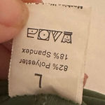 Women's Army Green Swim Top Athletic Scoop Neck Adjustable Straps Size L Size L Photo 3