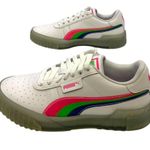 Puma Leather Sneakers Cali Neon Iced Pink Dazzling Blue US Women's Size 6 Photo 1