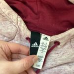 Adidas  Sport-2-Street Hooded Sweatshirt Pink Pullover Athletic Photo 8