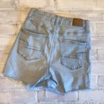 American Eagle curvy hi rise shortie raw hem Jean shorts Photo 6