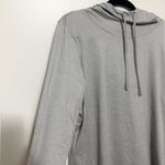 Reebok NWT  Silver Sconce Heather Hoodie Large Photo 2