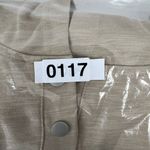 Blue B. Size M Movement Solid Honey Dove Beige Pullover Snap Hoodie Sweatshirt Size M Photo 12