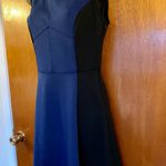 Attention  Black & Blue Dress Effortless Elegance Work to Weekend Classic Size XS Photo 15