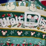 Disney  parks teal winter wonderland ugly Christmas sweater spirit jersey M NWT Photo 2