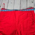 Primark Red Ruffle Pocket Dress Pants 6 Photo 7