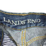 Lands' End 100% Cotton Medium Wash High Rise Straight Jean Size 10 Blue Photo 4
