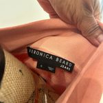Veronica Beard  Jeans Dylan Sweatshirt Rosewood Pink Quarter Zip Sweater SZ S Photo 4