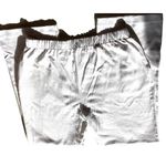 Lands End Womens White Sport Knit Pants Medium Photo 2