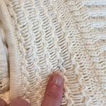 Guess Jeans Open Front Cotton Knit Sweater Cardigan Women’s Size Large Cream Photo 8