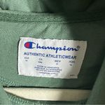 Champion Womens Sz M Sweatshirt Jersey Hoodie Athletics Logo Sleeve Spellout Photo 5