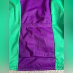 Pearl Izumi VTG Retro Cycling Jacket Sz Large Purple Green Windbreaker Full Zip Photo 1