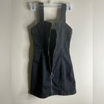 Divided  black zip front jumper size 0 Photo 6