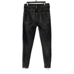AGOLDE  Sophie Skinny High Rise Crop Black Stretchy Jeans size 28 Photo 5