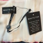 White Fox Boutique NWT  XS Puff Sleeve Flourish Crop Corset Top Pink Peony Print Photo 9