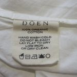 NWT Doen Vita in Powder White Cotton Poplin Eyelet Trim Tiered Midi Dress XL Photo 3