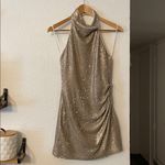 DO+BE  Sequin Halter Dress Size Medium Photo 2
