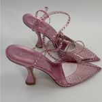 Stuart Weitzman  Glam x Curve 100 Wrap Pump in Light Pink/Cotton Candy Photo 5