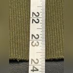 J.Crew  Ruffle Sleeve Wool Blend Sweater in Olive Green size XS Photo 10