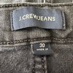 J.Crew  Curvy Toothpick‎ Black Washed Skinny Jeans Size 30 Photo 5