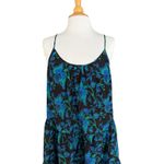 Diane Von Furstenberg  Baylee Silk Mini Dress Floral A-Line Tiered Size Medium Photo 2