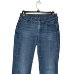 Ann Taylor LOFT Women Jeans Curvy Fit Straight Low-Rise Stretch Denim Blue 27 Photo 6