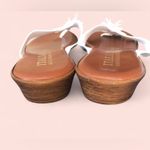 Italian Shoemakers  Floral Brown and Cream Sandals Photo 3