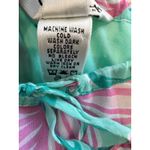 Lilly Pulitzer  Bliss Blue Lazy Paisley Skirt Small Ruffle Lace Tiered Resort‎ Photo 2