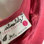 Free People  Intimately T-Back Crochet Lace Hem Linen Blend Maxi Slip Dress Small Photo 5