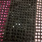 Retrofête NWT Retrofete Joie Bedazzled Blouse Rhinestone Top Satin Statement Sequin Small Photo 9