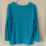 Ralph Lauren Blue Cable Knit V Photo 6