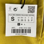 ZARA NWT  Yellow Guipure Lace Dress Keyhole Back Rope Lace Size S Photo 7