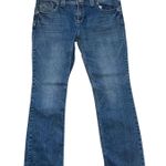 Aeropostale VTG y2k Chelsea Bootcut Jeans Embroidered Women 13/14 Denim Whiskers Photo 0