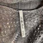 Leo & Nicole  Grey Knit Chevron Long Sweater Longsleeve XS Extra Small‎ Open Photo 1