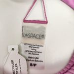 l*space L* Jess Bikini Top in Rosebud Pink Ribbed Size Small NWT Photo 5