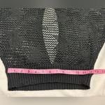 Knitted Gothic Kimono Top Coverup Open Back Black Photo 4