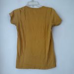 Dazey LA  Mustard Yellow Love More Graphic Tee S Photo 7